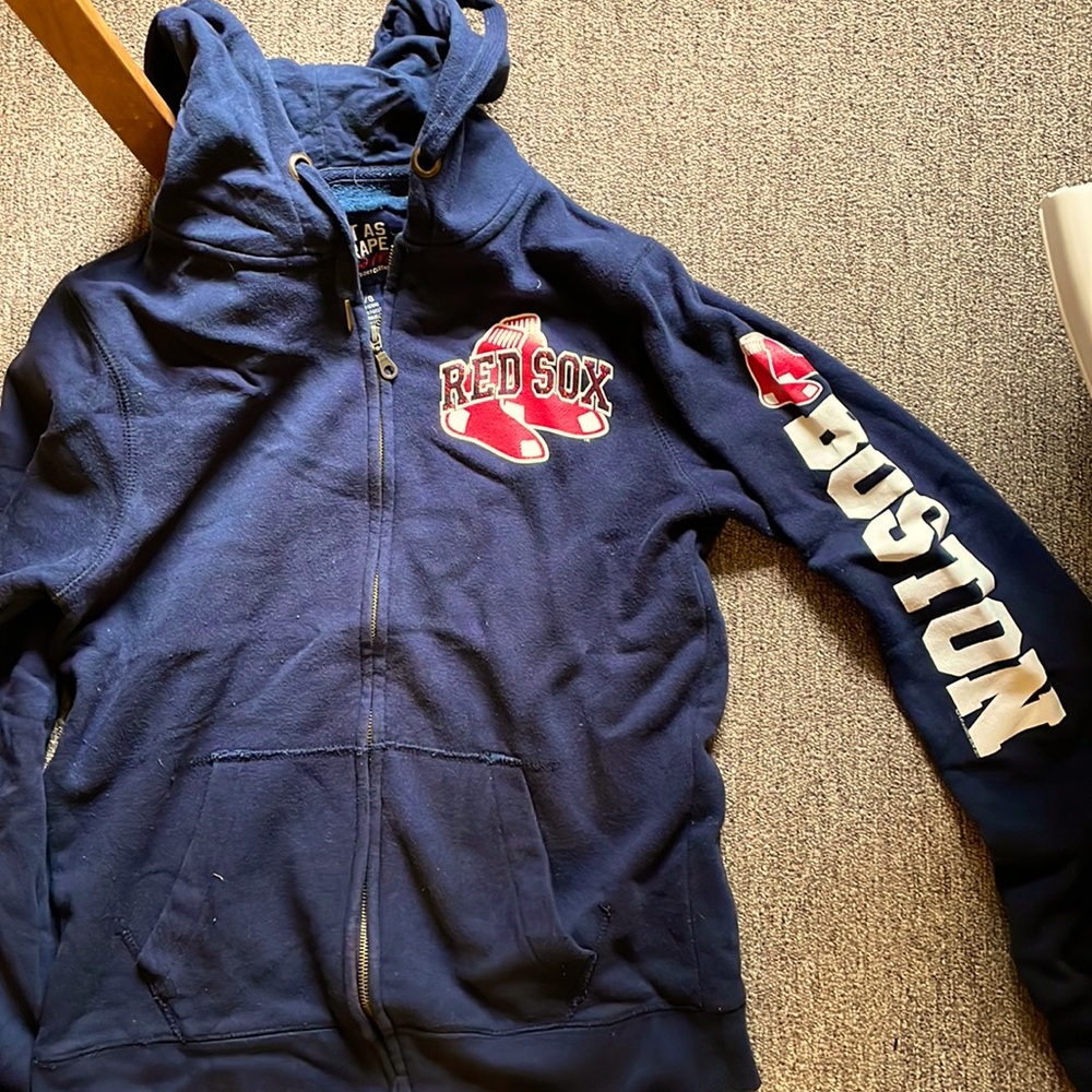Soft as a Grape Boston Red Sox zip up hoodie